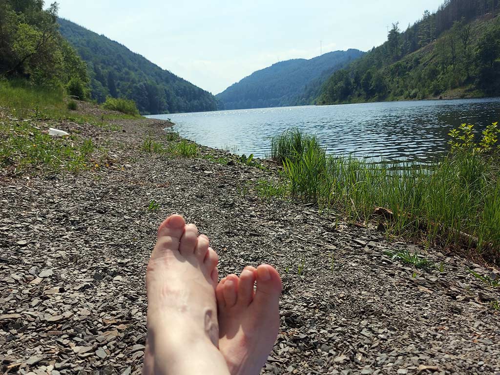 Oderstausee in Niedersachsen